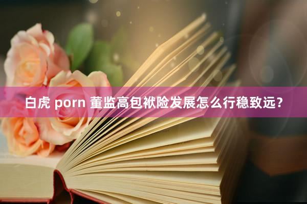 白虎 porn 董监高包袱险发展怎么行稳致远？
