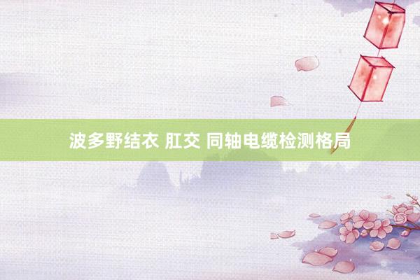 波多野结衣 肛交 同轴电缆检测格局
