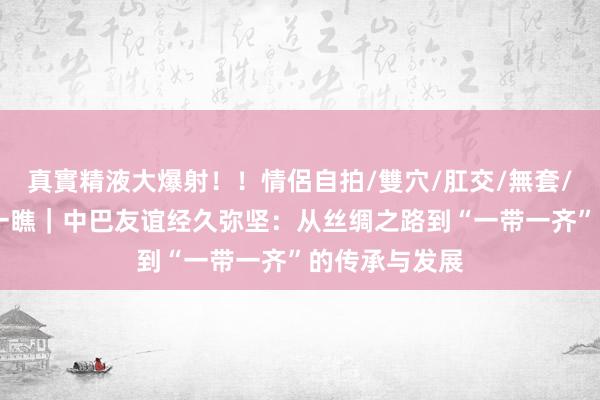 真實精液大爆射！！情侶自拍/雙穴/肛交/無套/大量噴精 侨一瞧｜中巴友谊经久弥坚：从丝绸之路到“一带一齐”的传承与发展