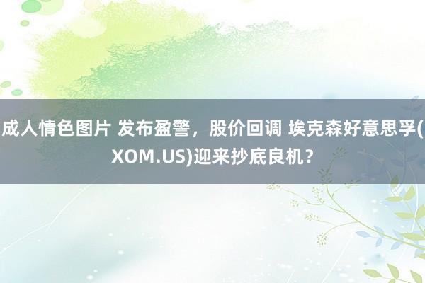 成人情色图片 发布盈警，股价回调 埃克森好意思孚(XOM.US)迎来抄底良机？
