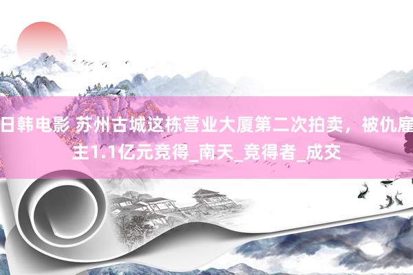 日韩电影 苏州古城这栋营业大厦第二次拍卖，被仇雇主1.1亿元竞得_南天_竞得者_成交