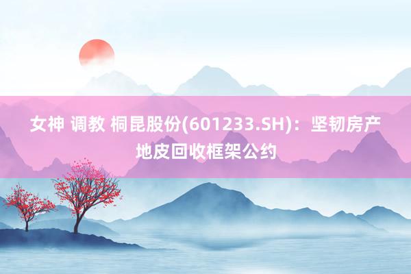 女神 调教 桐昆股份(601233.SH)：坚韧房产地皮回收框架公约