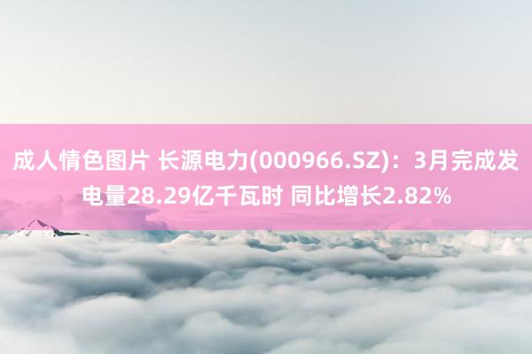 成人情色图片 长源电力(000966.SZ)：3月完成发电量28.29亿千瓦时 同比增长2.82%